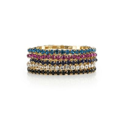 Multi colour bracelet set